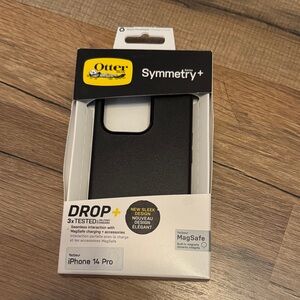 OtterBox Symmetry Series+ Black Case for iPhone 14 Pro